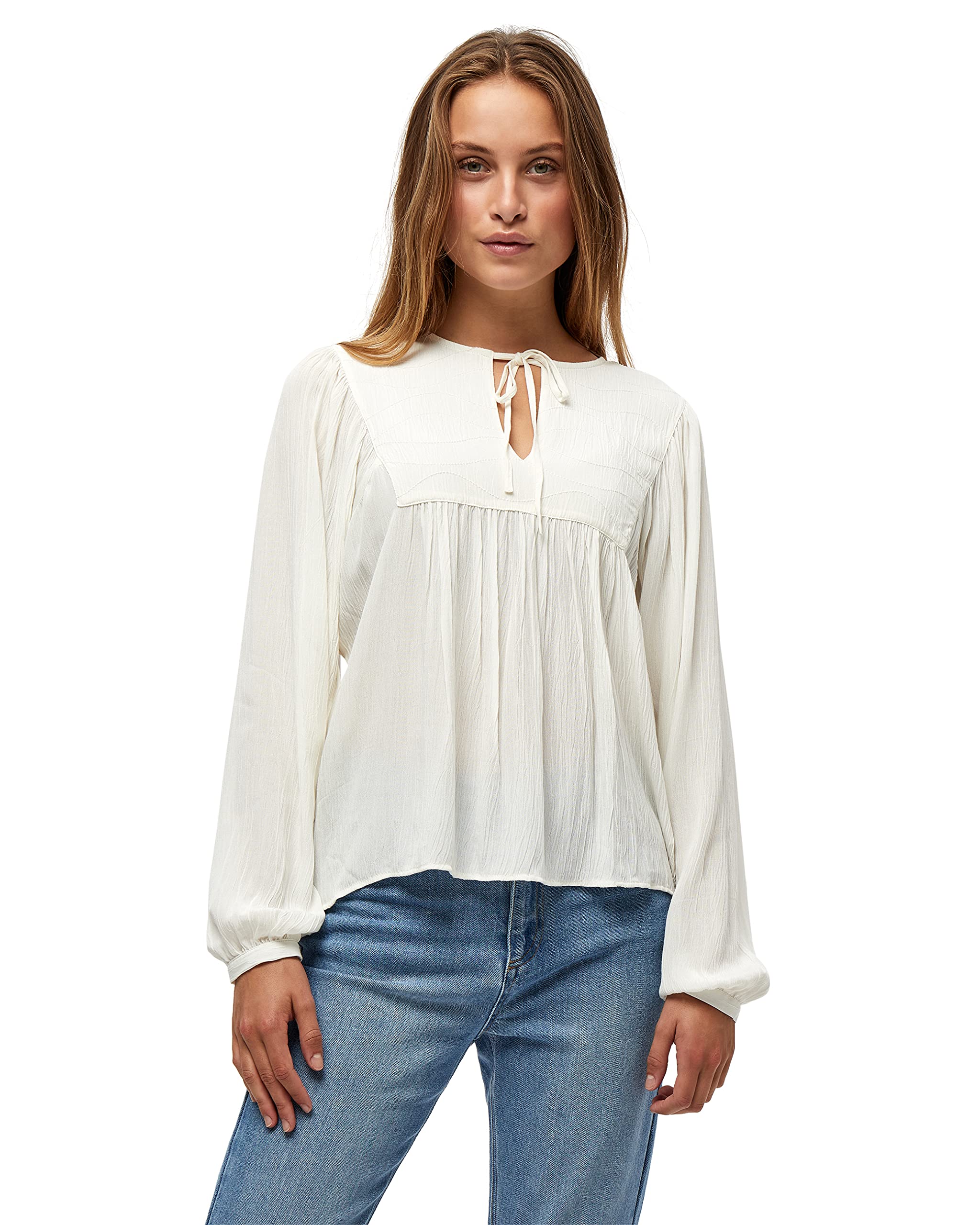 Peppercorn ,Women's ,Danea Blouse, 0011 GARDENIA ,M