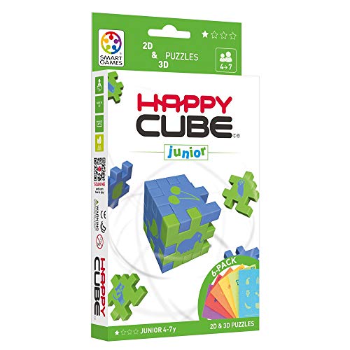 HAPPY HCJ300 Junior Cardboard Box 3D Puzzle, Pack of 6