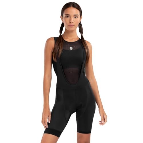 SIROKO - Radsport Trägerhose für Damen Kaufmann - XL - Schwarz