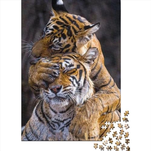 Art Tigers für Erwachsene Schwierige Puzzles Art Puzzles für Erwachsene 1000 Teile Spielspielzeug für Erwachsene Familienpuzzles Geschenk 29,53x19,69 Zoll