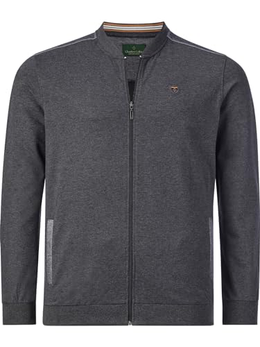 Charles Colby Herren Sweatjacke Duke Gabriel dunkelgrau L - 52/54