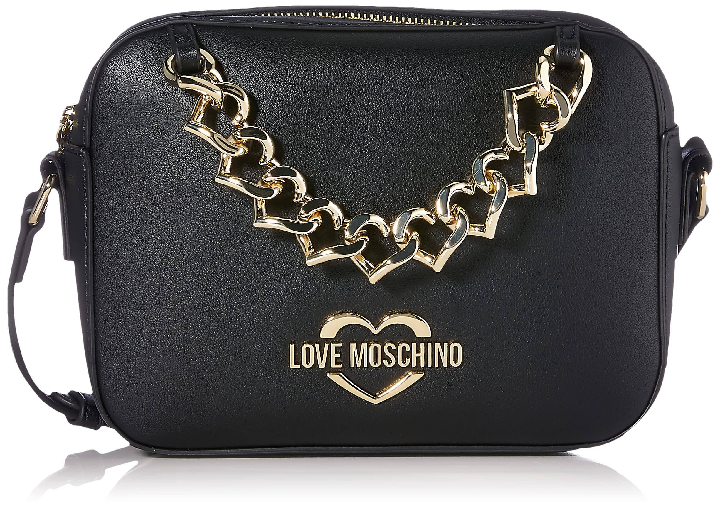 Love Moschino Damen Collezione Autunno Inverno 2021 Umhngetasche, Schwarz