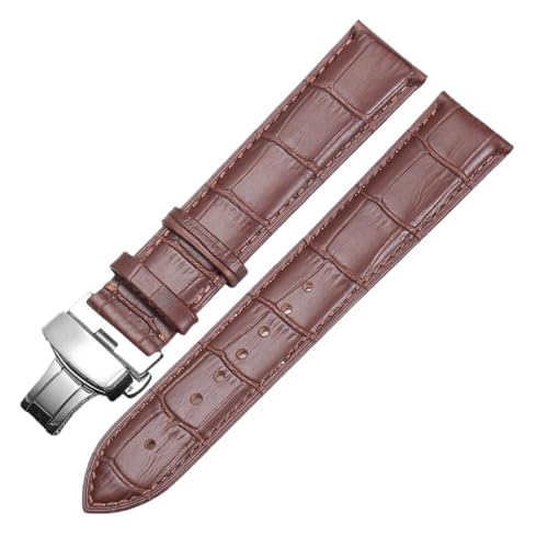 SpaRcz Armband aus echtem Leder, verlängertes Armband, dickes Ersatzarmband, 18-24mm, Farbe 5, 24mm