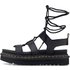 Dr. Martens, Plateau-Sandalette Nartilla in schwarz, Sandalen für Damen