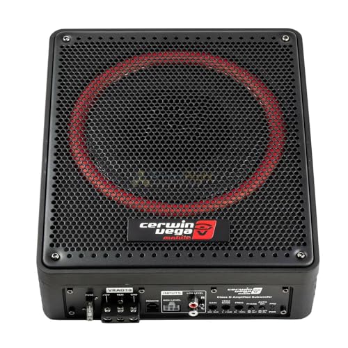 Cerwin-Vega VRAD10 450 W max. Untersitz, mit passivem Heizkörperbetrieben, Plug and Play Active Subwoofer Vega Serie