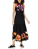 Desigual Damen Vest_suiza-lacroix 2000 Dress, Schwarz, L EU