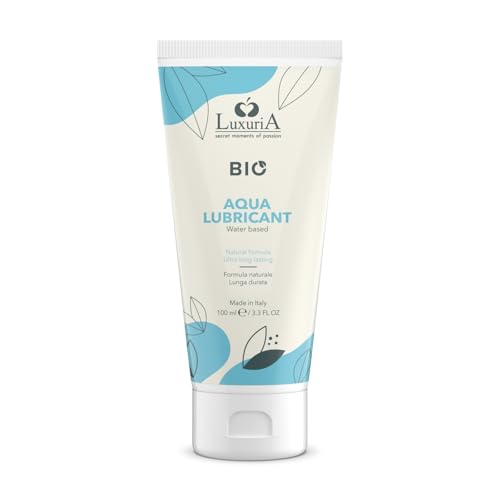 INTIMATELINE | Luxuria BIO - Aqua Lubricant, organisches Gleitgel auf Wasserbasis, mit natürlichen Extrakten, tiefe Feuchtigkeitsversorgung, 100 ml