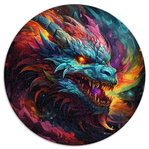 Puzzles Lernspiele Space Dragon 1000-teiliges Puzzle für Erwachsene 67,5 x 67,5 cm Lernspielzeug zum Lernen zu Hause Zeit totschlagen