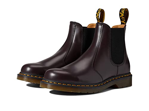 Dr. Martens Unisex 2976 YS Amphibians, Burgundy Smooth, 40 EU