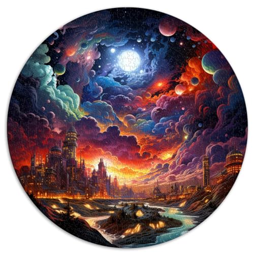 Spielgeschenk Puzzle Stille Nacht 1000 Teile Puzzle für Erwachsene 67,5x67,5cm Lernspiele Spaß für zu Hause Aktivitäten, Geburtstagsgeschenk, Reisegeschenke,