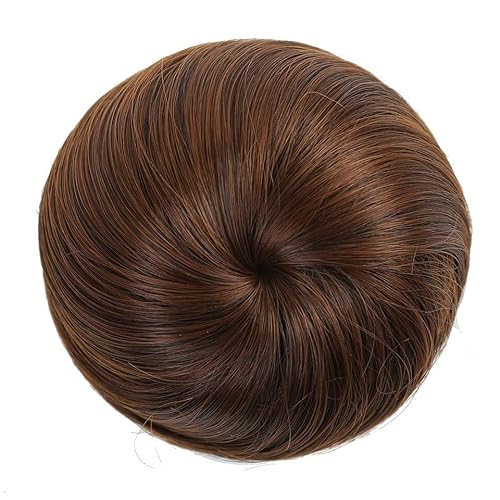 Bun Haarteile Dutts, synthetische Chignon-Haarteile for Frauen, Gril Lady, Kunstfaser-Haarverlängerung, Chignon, Donut-Dutt, Perücke, Haarteil, Hochsteckfrisur, Clip-in-Ballett Brötchen-Haarteil (Col