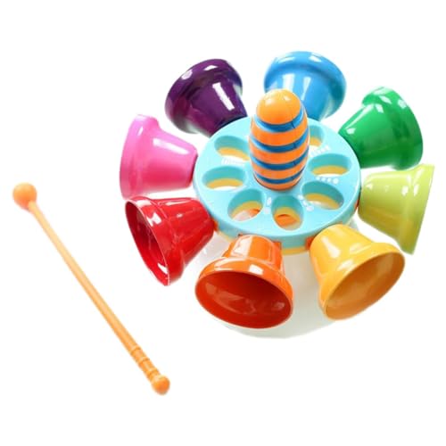 Haztholf Percussionsinstrument für Kinder, diatonische Regenbogen-Glocken, für Kinder, Geburtstagsgeschenk für Kinder ab 3 Jahren