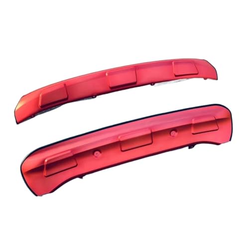 Frontspoiler Lippe Für Toyota Für Harrier Für Venza 2020 2021 2022 2023 2024 Edelstahl Vorne Hinten Stoßstange Skid Protector Schutz Platte Zubehör Frontstoßstange Spoiler(Red Color)