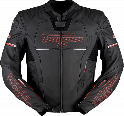 Furygan Herren Nitros Sportbekleidung für Fans, Schwarz/Weiß/Rot (Mehrfarbig), XXXL