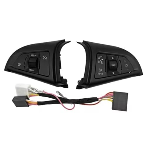 GLILAR Kompatibel Mit Chevrolet Für Cruze 2009 2010 2011 2012 2013 2014 Auto-Lenkradgeschwindigkeits-Tempomatschalterknopf 96892135 96892140 Autoteile