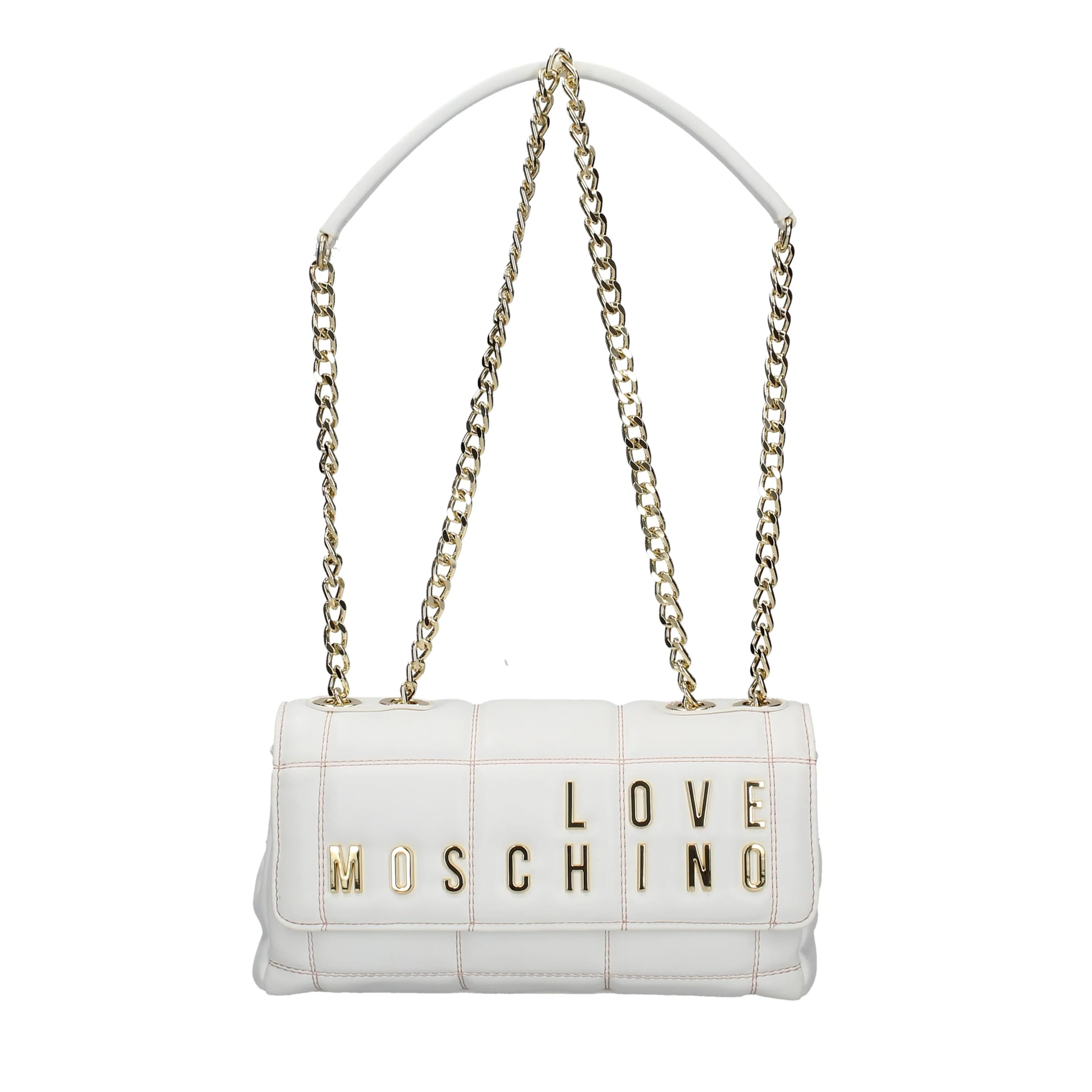 Love Moschino Damen Jc4260pp0gkb0100 Schultertasche, Weiß