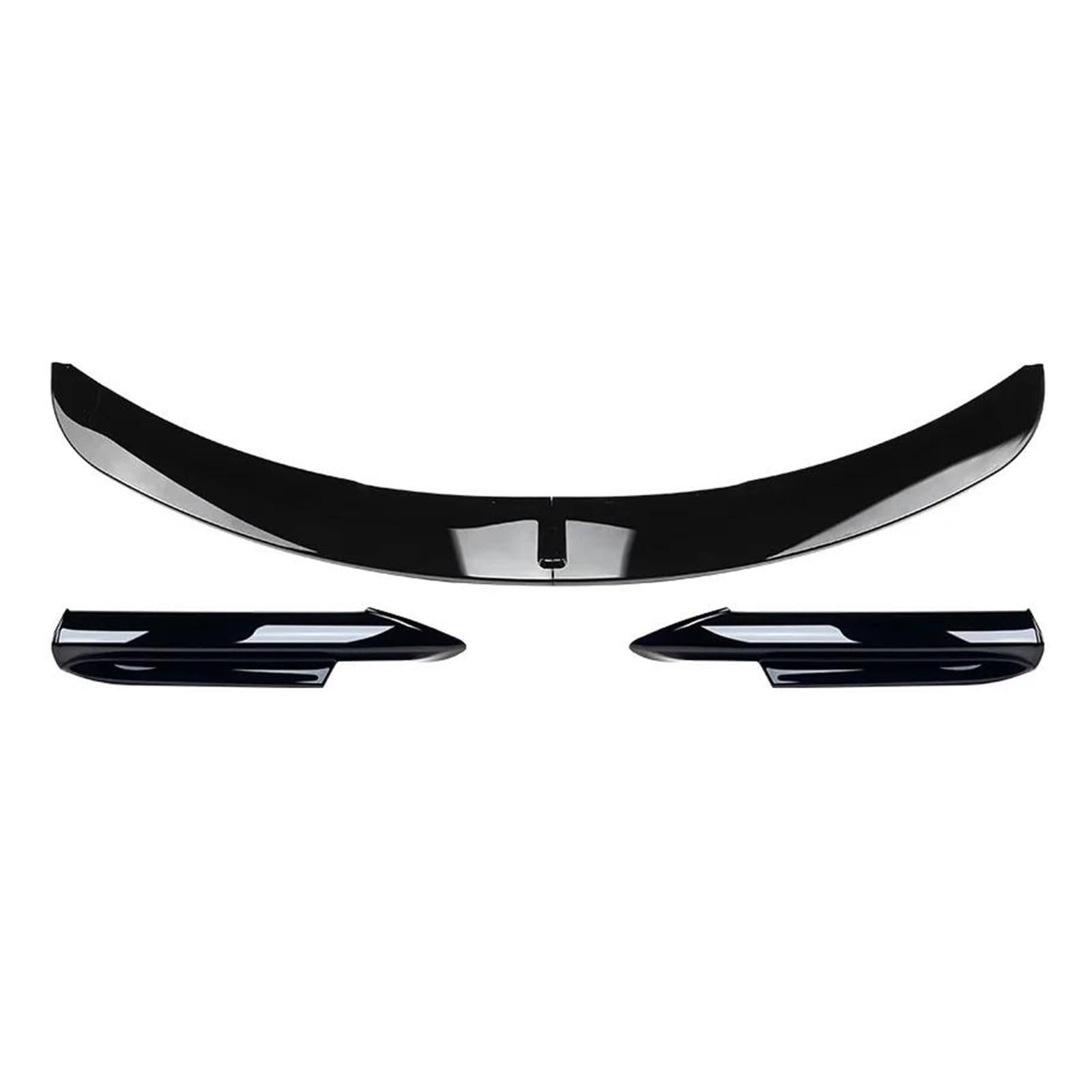 Splitter Für 3er E90 E91 Tech 2005-2008 Frontspoilerlippe Spoiler Diffusor Splitter Body Kit Schürzen Abdeckung Schutzverkleidung Frontlippe(Glossy Black 1set)