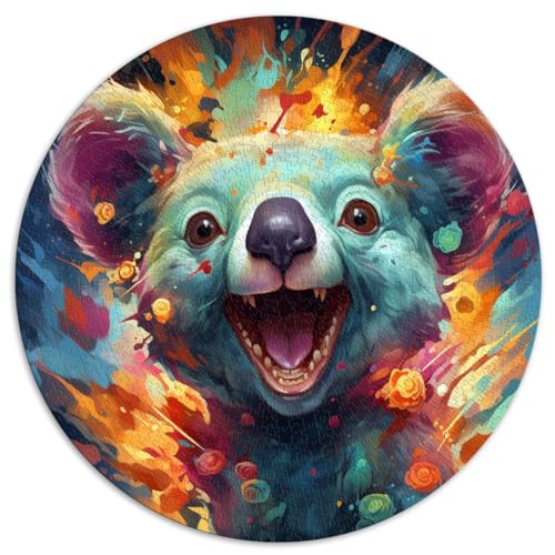 Puzzlespiel Halloween-Koala, 1000-teiliges Puzzle für Erwachsene, 67,5 x 67,5 cm, Lernspiele, jedes Teil ist einzigartig – anspruchsvolles, unterhaltsames Spiel für die ganze Familie