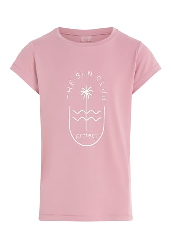 Protest Mädchen Kurzarm-Rashguard PRTJOY JR Upf-50-Schutz Duskyrose 176