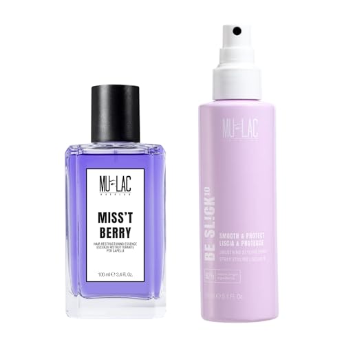 Mulac Cosmetics MISS'T BERRY Aufbauessenz 100 ml + BE SL!CK Glättendes Styling-Spray 150 ml Vegan