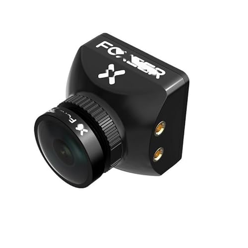 for Foxeer Mini Cat/Micro Cat 3 1200TVL Sternenlicht 0,00001 Lux FPV Kamera Niedrige Latenz Geräuscharme FPV Kamera for RC FPV Racing Drone (Color : Mini Cat 3 Black)