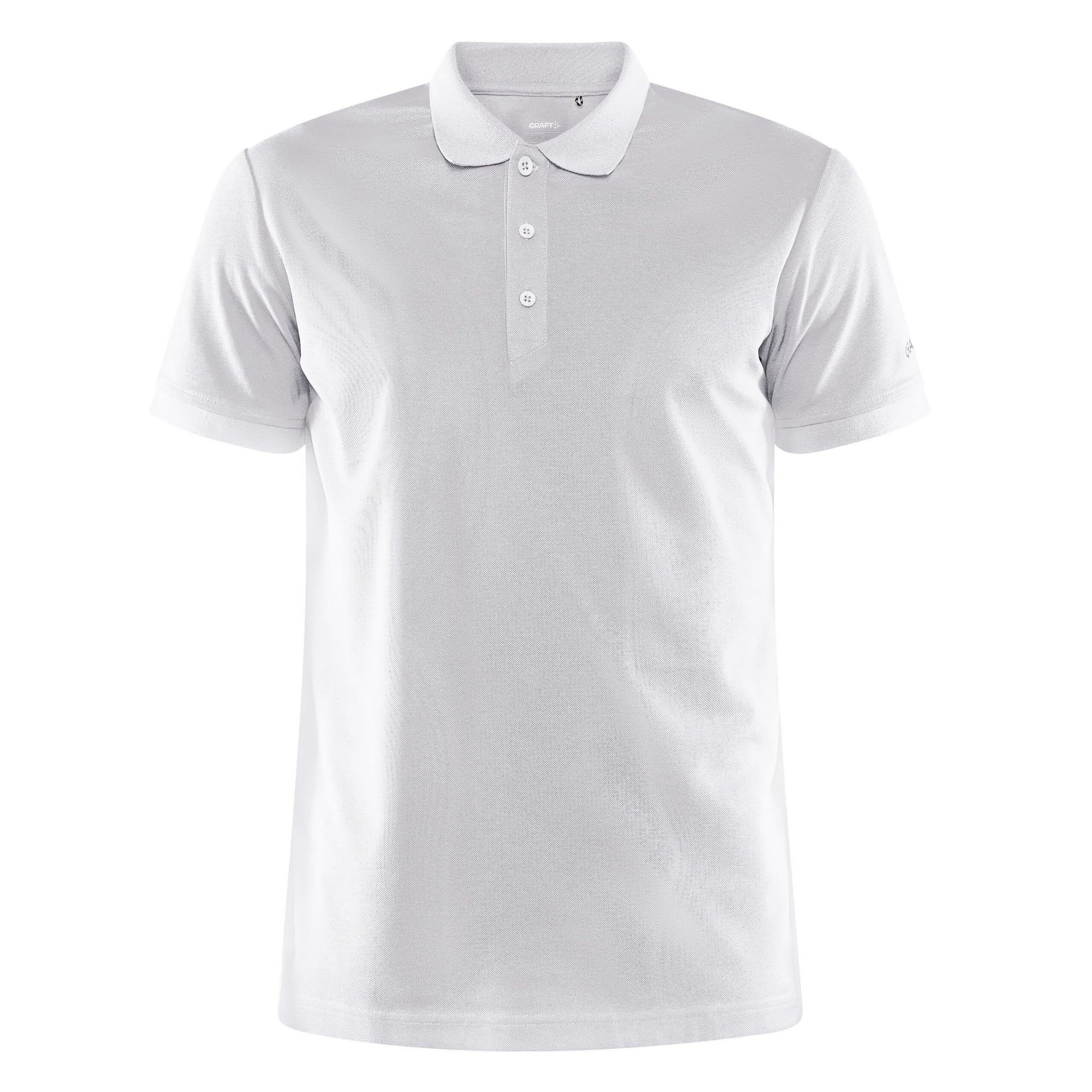 Craft Herren Core Unify Poloshirt Polohemd, weiß, M