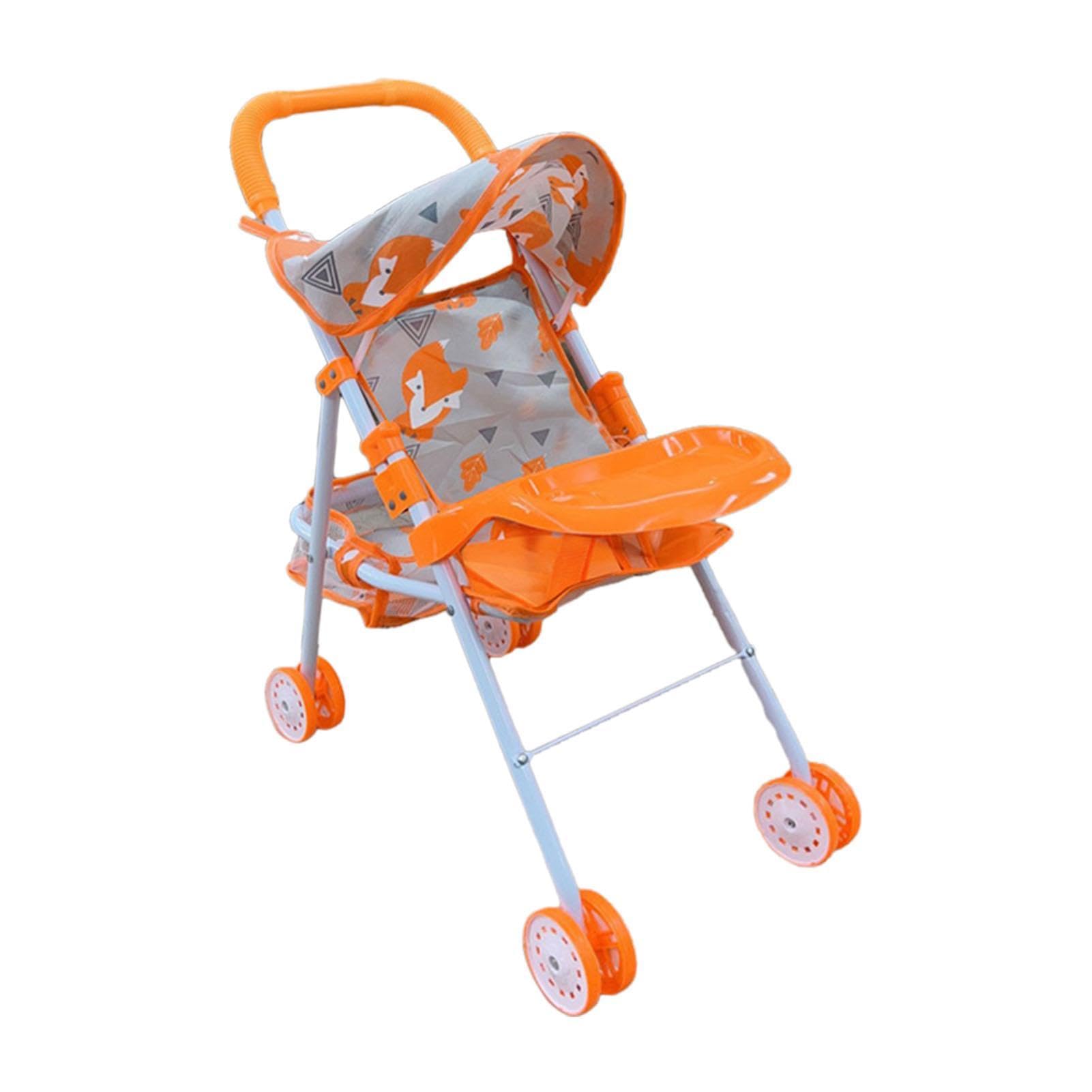 Takluu Spielzeug-Kinderwagen - Mädchen-Spielzeug-Kind-Puppen-Kinderwagen Spielzeug-Kinderwagen für Puppen | Kinderwagen für lustiges Spielen im Freien, Puppenzubehör für und Mädchen ab 3 Jahren, die