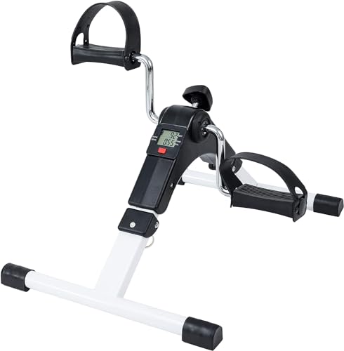 TechFit PED2-Pedal-Ausbilder, Mini-Heimtrainer für Heim und Büro, leichte Trainingsmaschine für Arme und Beine, mit LCD-Display, geeignet für Erholung und leichtes Ausbildung