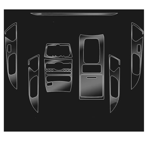 Tpu Transparent Film Für Infiniti Für Q50 Für QX60 Für QX70 Für QX80 Auto Innen Aufkleber Mittelkonsole Air CD getriebe Tür Windows Lifting Panel(Für QX70)