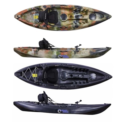 Galaxy Kayaks Rider HV Angelkajak Fishing Kayak Einerkajak Kajak Sit on top, Galaxy Kayaks:(B) Black