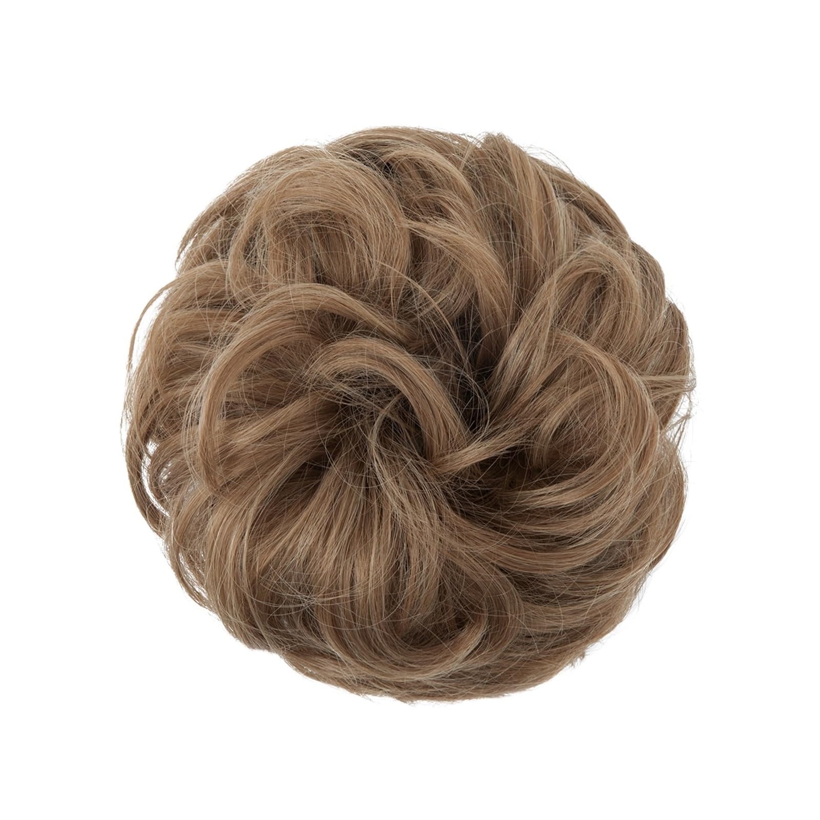 Haarteile Haarknoten Unordentlicher synthetischer Haarknoten for den täglichen Gebrauch, Chignon-Scrunchies, gefälschtes Haarband, Zopf, elastisches Haarteil, Schwanz for Frauen H9 Brötchen Haare(12-2