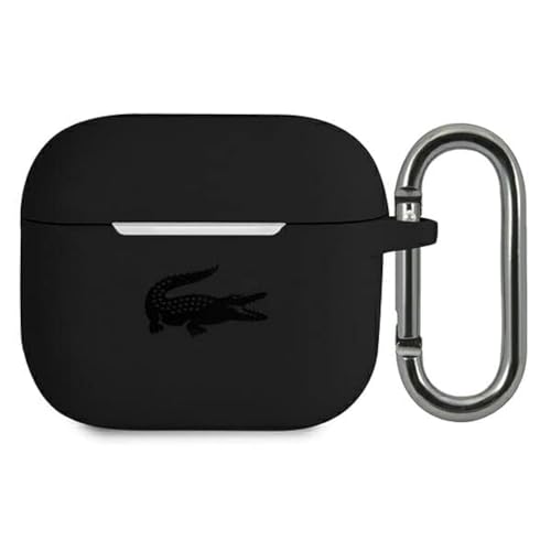 Lacoste LCA3SK Hülle für Airpods 3 Schwarz Silicone