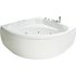 Basera® Indoor Eck-Whirlpool Badewanne Korfu Premium 155 x 155 cm