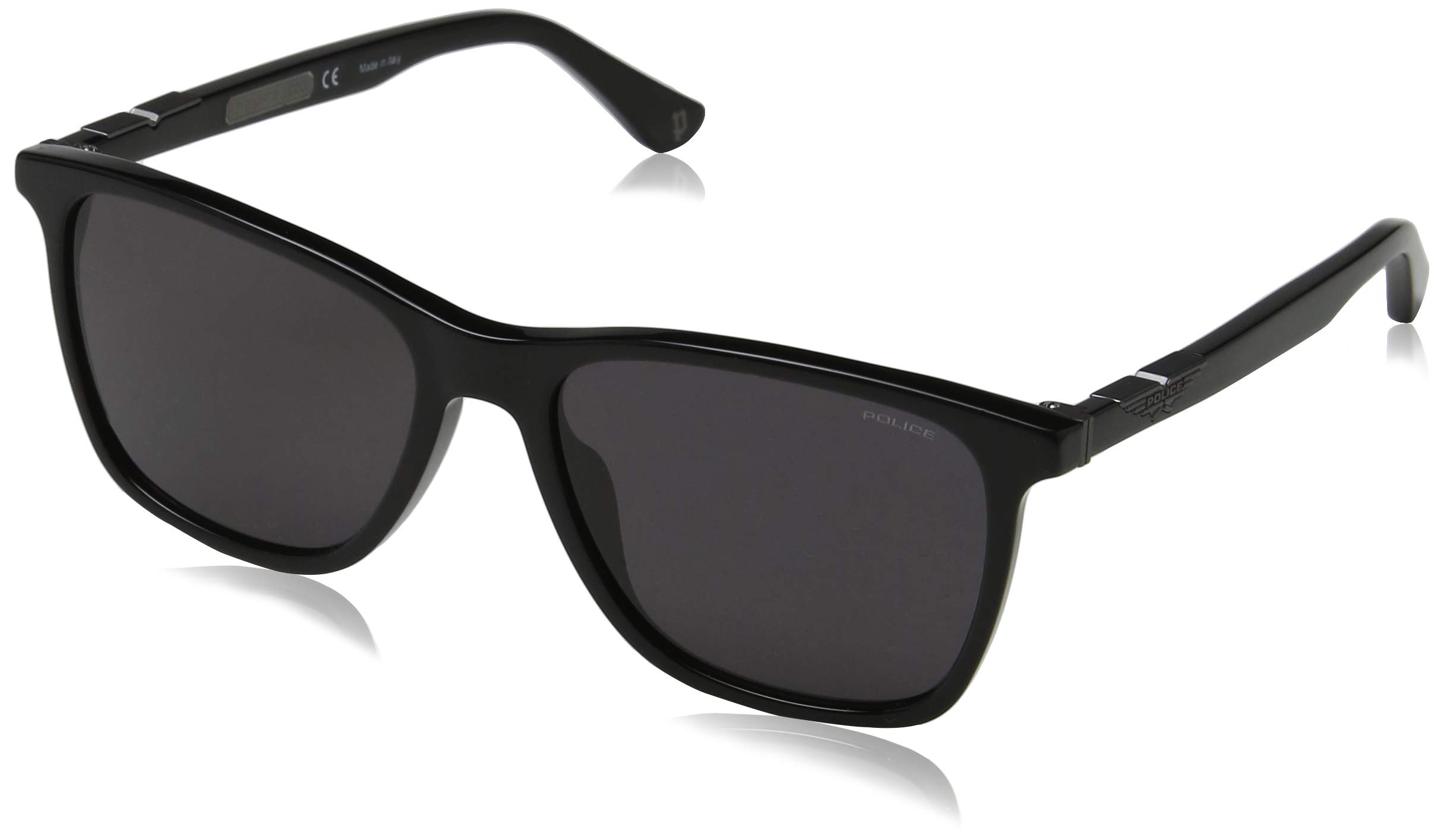 Police Herren Origins 1 Sonnenbrille, Schwarz (Shiny Black/Grey), 56.0