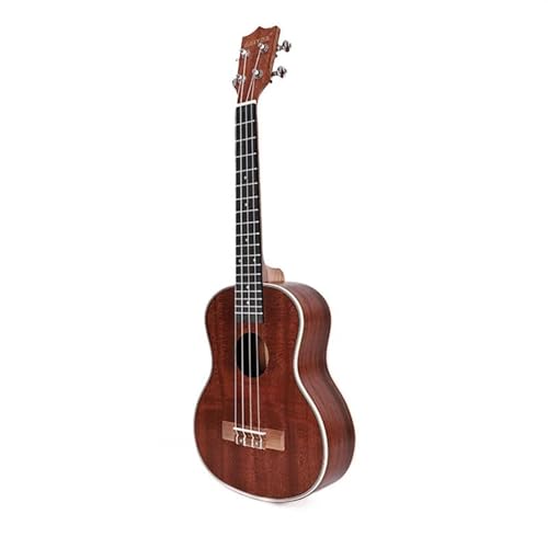 Dunkler Holzkörper, Palisander-Griffbrett, 26 Zoll, Kleine Gitarren-Ukulele, Anfänger-Set Ukulele Einsteiger Kit