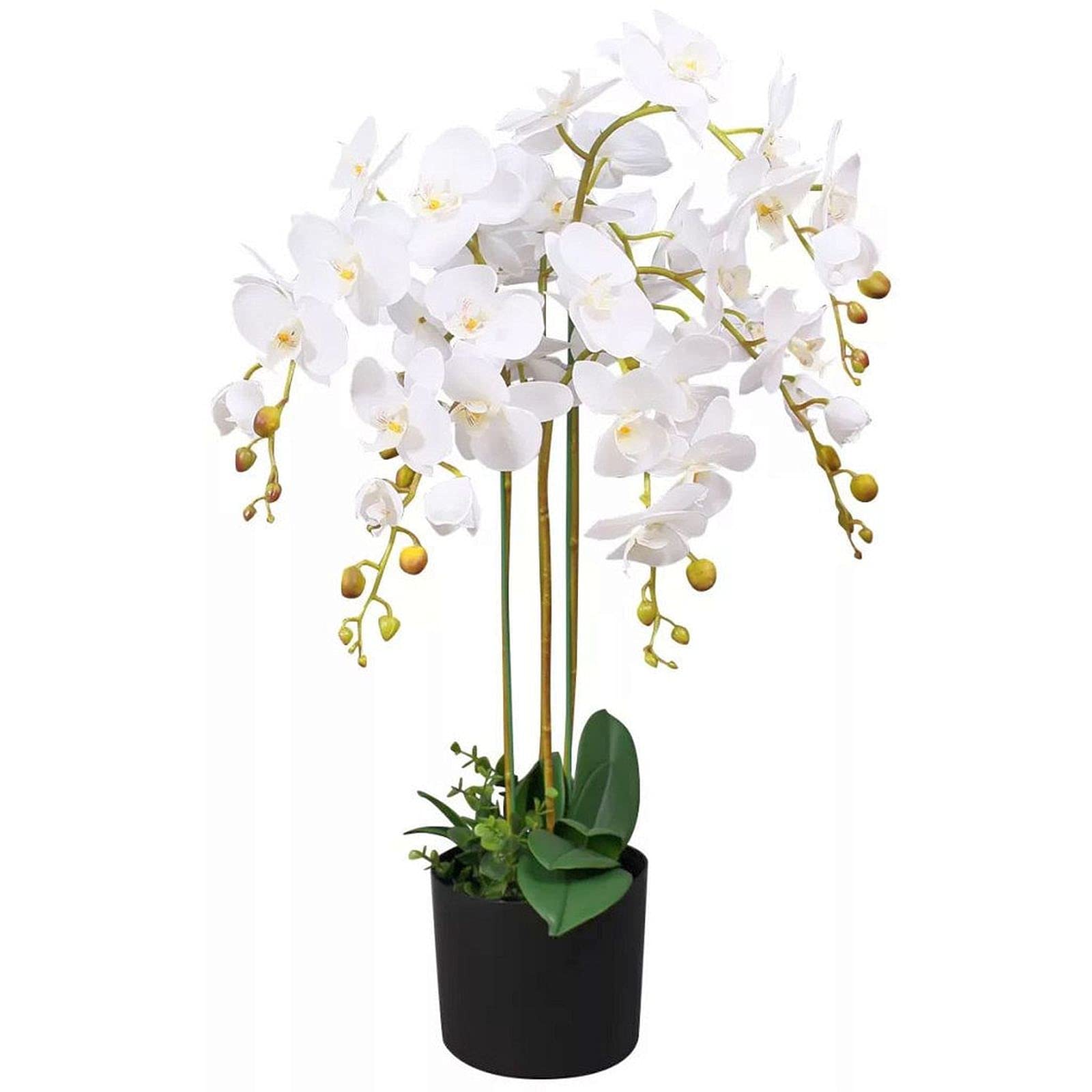 Leaf Design UK Realistische künstliche Orchidee im Topf