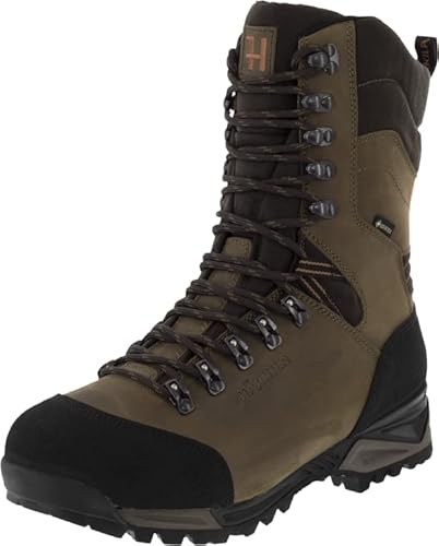 Härkila Forest Hunter Hi GTX - Wasserdichter Jagdstiefel aus robustem Nubukleder - Hoher Jagdschuh mit Vibram®-Gummisohle, Schuhgröße:43