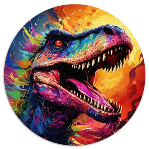 Puzzle für Erwachsene mit Dinosauriern, 1000 Teile, 67,4 x 67,4 cm, Spielspielzeug für Familienpuzzles, Geschenk als Geschenk für die ganze Familie und die