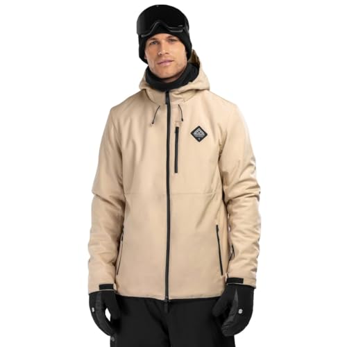 SIROKO - Softshell Jacke für Schnee W2 Cerro - L - Beige