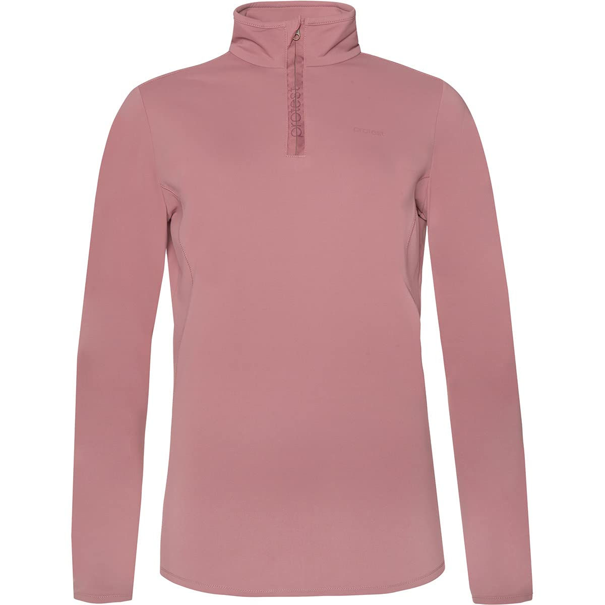 Protest Damen Fabriz 1/4 Zip Top Sweatshirt, rosa (Pink Tulip), XL