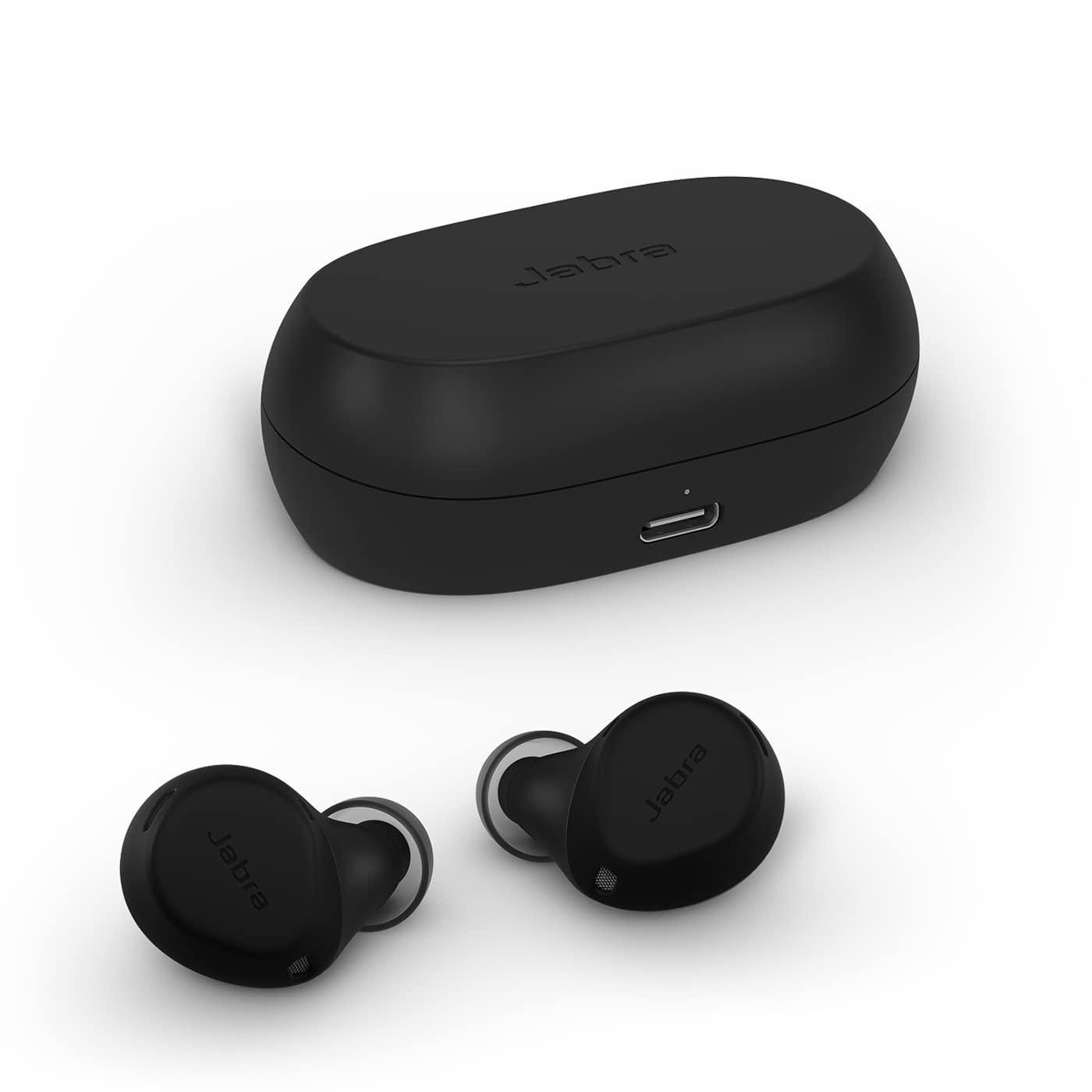 Jabra Elite 7 Active In Ear Bluetooth Earbuds - True Wireless Sport Kopfhörer ShakeGrip für sicheren Halt und anpassbarer, aktiver Geräuscheunterdrückung - Schwarz