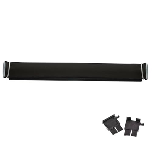 Sonnenschutz Dachfenster-Rollladen, Schiebedach-Sonnenschutzvorhang 4L0877307DT38 Für Q7 3.0L 3.6L 4.2L 2007-2016, Vorne Und Hinten Auto Sonnenschutz(Black Front)