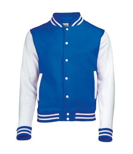 AWDis Varsity Unisex-Jacke, Blau X-Large