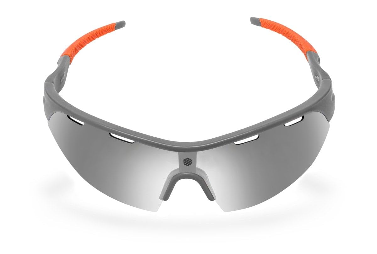 SIROKO - Fotokromiske Sportsbriller K3s PhotoChromic GreyGrau/Leuchtendes Orange