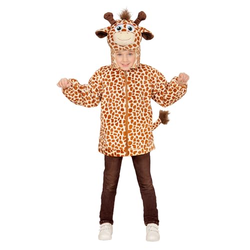 "GIRAFFE IN SOFT PLUSH" (hoodie with mask) - (113 cm / 3-5 Years)