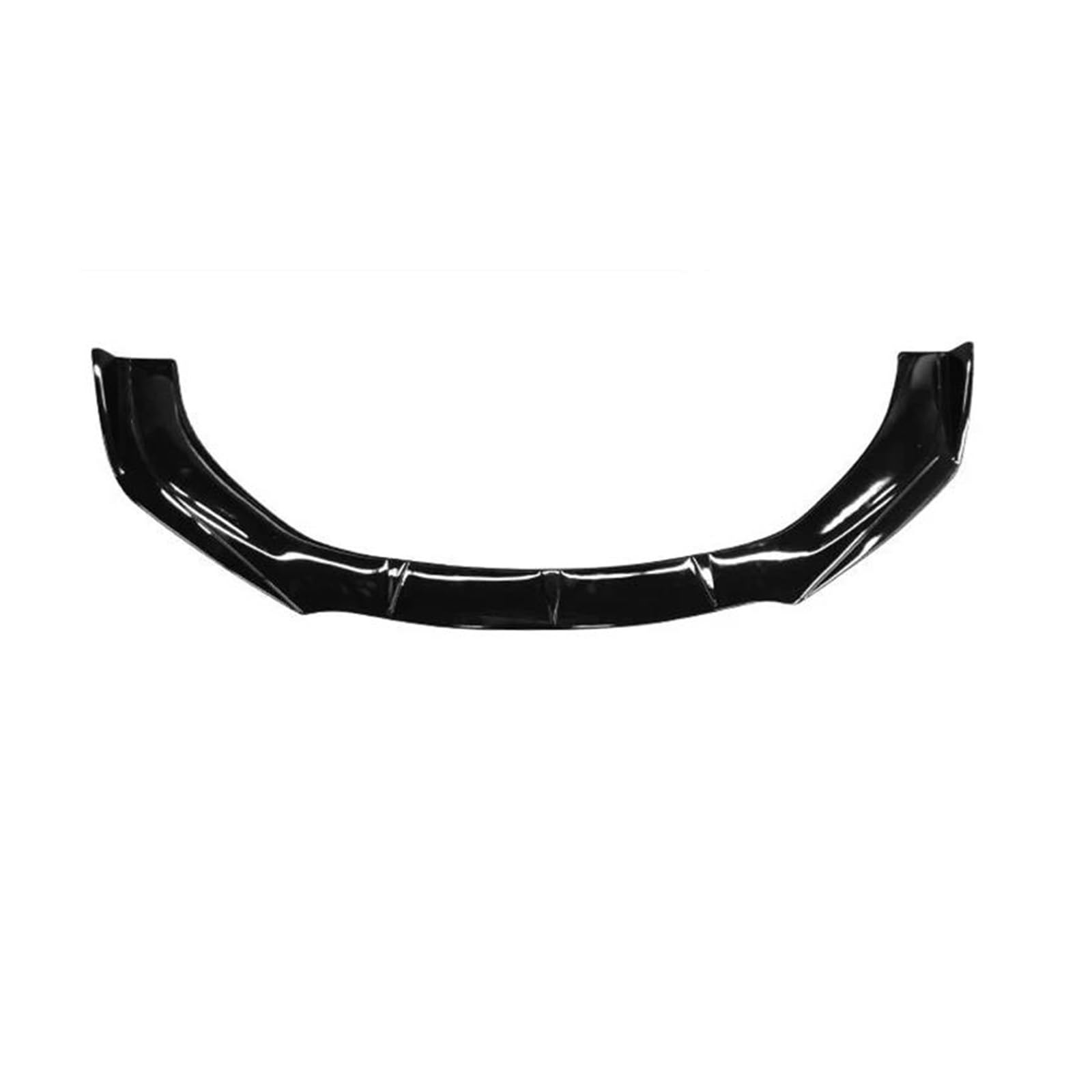 Frontspoiler Lippe Für VW Für Sharan Zubehör 3-teiliges Frontstoßfänger-Split-Lippen-Bodykit Spoiler Diffusor Deflektor Modifikation Auto Frontlippe Frontstoßstange Spoiler(Bright Black)