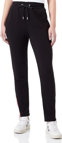 Moschino Damen Regular Fit Jogger Casual Pants, Schwarz, 44 EU