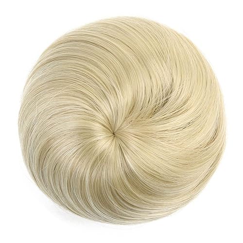 Bun Haarteile Dutts, synthetische Chignon-Haarteile for Frauen, Gril Lady, Kunstfaser-Haarverlängerung, Chignon, Donut-Dutt, Perücke, Haarteil, Hochsteckfrisur, Clip-in-Ballett Brötchen-Haarteil (Col