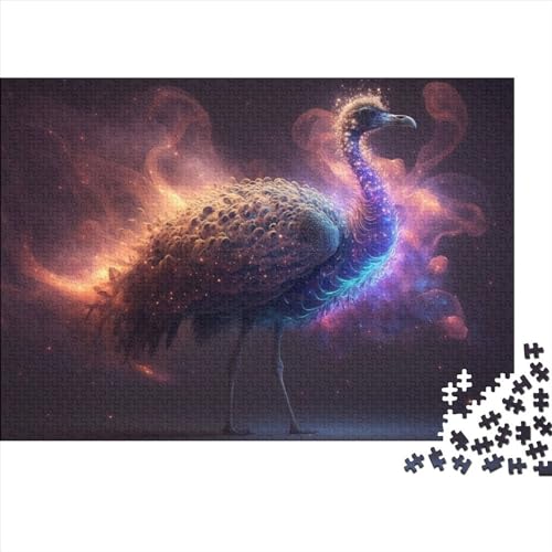 Tier-Emu für Erwachsene, schwierige Puzzles 1000 Teile für Erwachsene, schwierige Puzzles als Geschenke für die ganze Familie und die (Größe 75x50cm)