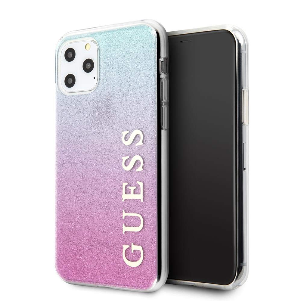 Hülle aus der Glitter Gradient Kollektion für das iPhone 11 Pro, rosa blau